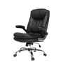 Executive Leatherette Office Chair In Black Colour