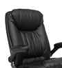 Executive Leatherette Office Chair In Black Colour