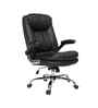 Executive Leatherette Office Chair In Black Colour
