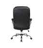 Executive Leatherette Office Chair In Black Colour