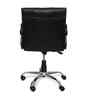 Executive Leatherette Office Chair In Black Colour With Armrest Support