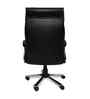 Executive Leatherette Office Chair In Black Colour With Headrest Support