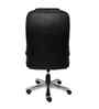 Executive Leatherette Office Chair In Black Colour With Padded Contouring