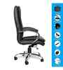 Executive Leatherette Office Chair In Classic Black Colour