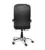 Executive Leatherette Office Chair In Jet Black Colour With Semi Gloss Finish