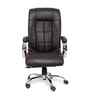 Executive Leatherette Office Chair In Mocha Brown Colour