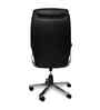 Executive Leatherette Office Chair In Obsidian Black Colour