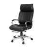 Executive Leatherette Office Chair In Onyx Black Colour