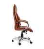 Executive Leatherette Office Chair In Onyx Brown Colour