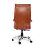 Executive Leatherette Office Chair In Onyx Brown Colour