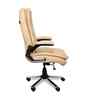 Executive Leatherette Office Chair In Sand Beige Colour