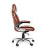 Executive Leatherette Office Chair In Tan  Brown Colour