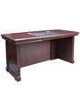Executive Study & Laptop Table with Runner & Drawer Cart in Brown Color