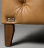Exeter Chesterfield Leatherette 2 Seater Seater Sofa in Tan Color