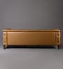 Exeter Chesterfield Leatherette 3 Seater Seater Sofa in Tan Color