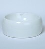 Ceramic Round Shape White Counter Top Wash Basin (H: 6, W: 15, D: 15 Inches)
