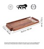 Exotic Elephants Brown  Wood  Serving Tray