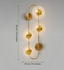 Exotic Glass Modern LED Wall Lamp | 3 Light Modes (Warm, Natural & Cool White) | Decorative Wall Light for Living Room, Bedroom, Bedside & Home D cor | 1Year Warranty