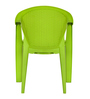 Exotica Plastic Chair in Green Finish, Set of 2