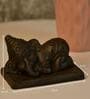 Exotically Ganesha Brown Terracotta Showpiece