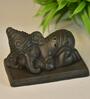 Exotically Ganesha Brown Terracotta Showpiece