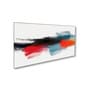Exquisite Four-Painting Wall Art Set Canvas Paintings Abstract Print Black Frame