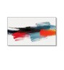 Exquisite Four-Painting Wall Art Set Canvas Paintings Abstract Print Black Frame