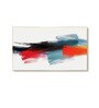 Exquisite Four-Painting Wall Art Set Canvas Paintings Abstract Print Gold Frame