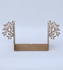 Exquisite Tree of Life Golden Metal Bookend