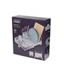 Extend Steel Expandable dish rack with draining spout
