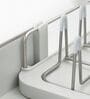 Extend Steel Expandable dish rack with draining spout
