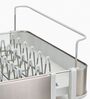 Extend Steel Expandable dish rack with draining spout