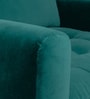 Extraordinary Fabric Lounge Chair in Green Colour
