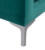 Extraordinary Fabric Lounge Chair in Green Colour