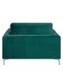 Extraordinary Fabric Lounge Chair in Green Colour