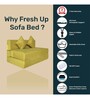 Exuberance 2 Seater Single Size 8 inches Sofa Cum Foldable Mattress