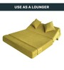 Exuberance 2 Seater Single Size 8 inches Sofa Cum Foldable Mattress