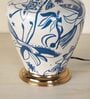 Blue Eye in the Sky Metal Enamel Table Lamp