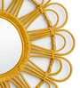 Eye See You Boho Mirror In Yellow