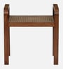 Eyges Mango Wood End Table In Walnut Finish