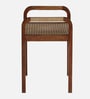 Eyges Mango Wood End Table In Walnut Finish