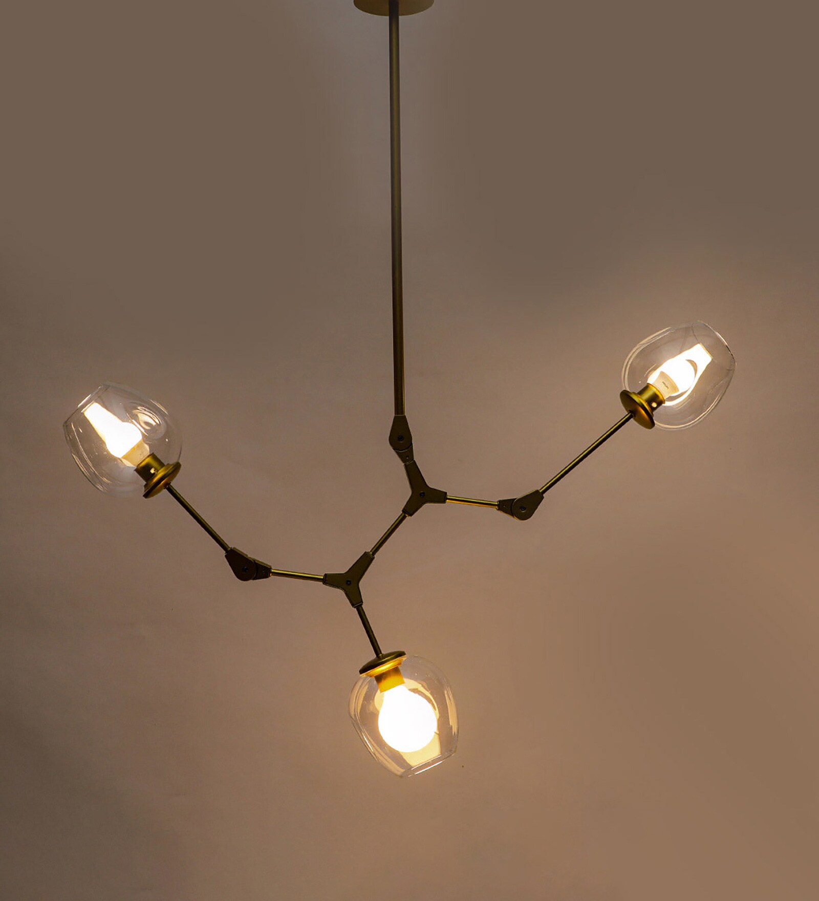 Ezra Gold Aluminium Hanging Light