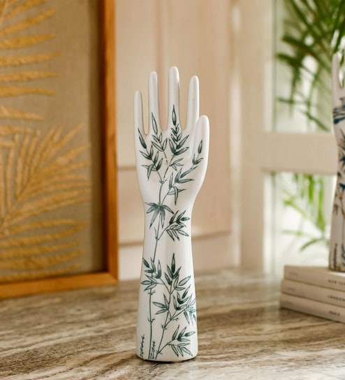White Eze Hand Sculpture