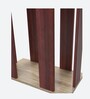 Ezra End Table In Light Oak & Maghony Finish