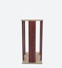 Ezra End Table In Light Oak & Maghony Finish