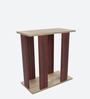 Ezra End Table In Light Oak & Maghony Finish
