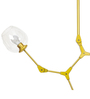 Ezra Gold Aluminium Hanging Light