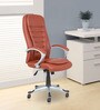 Ezra High Back Executive Chair in Tan Colour