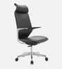 F1 Leatherette Executive Chair in Black Colour Cushion