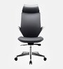 F1 Leatherette Executive Chair in Black Colour Cushion